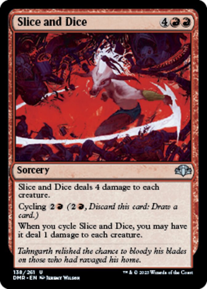 Slice and Dice [Dominaria Remastered] | Gate City Games LLC
