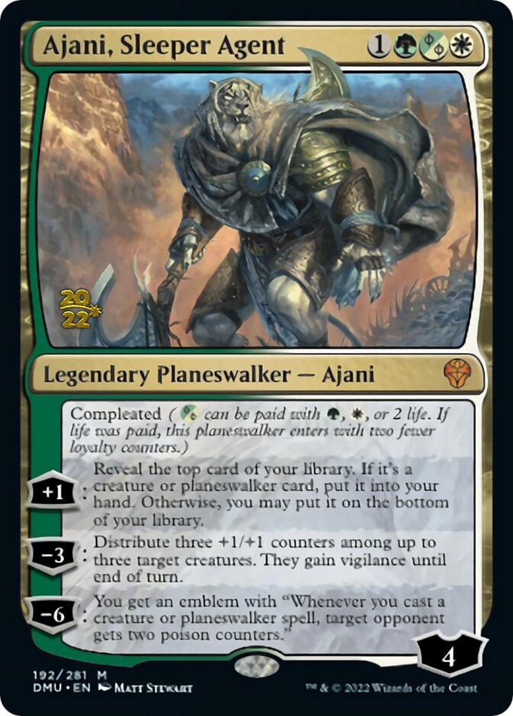 Ajani, Sleeper Agent [Dominaria United Prerelease Promos] | Gate City Games LLC