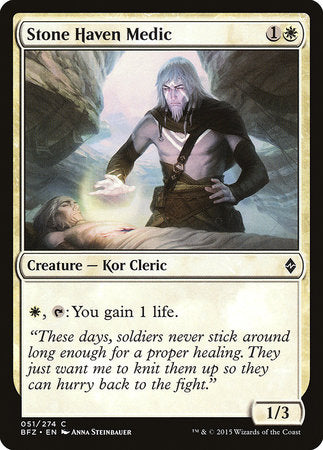 Stone Haven Medic [Battle for Zendikar] | Gate City Games LLC