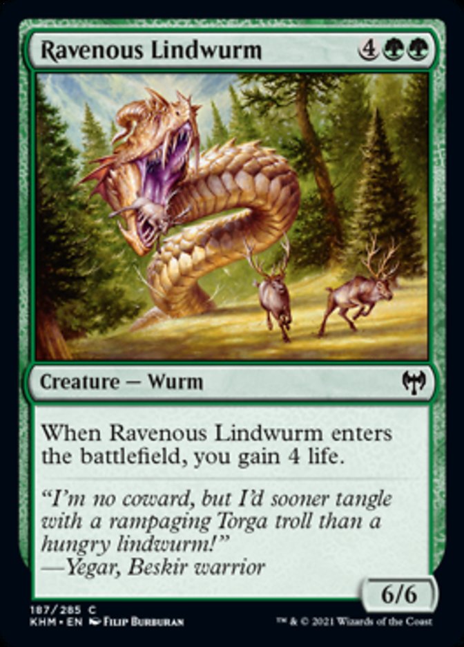 Ravenous Lindwurm [Kaldheim] | Gate City Games LLC