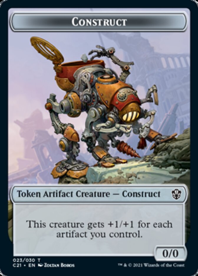 Copy // Construct Token (030) [Commander 2021 Tokens] | Gate City Games LLC