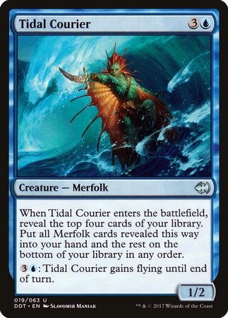 Tidal Courier [Duel Decks: Merfolk vs. Goblins] | Gate City Games LLC