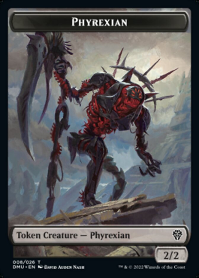 Phyrexian Token [Dominaria United Tokens] | Gate City Games LLC