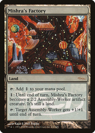 Mishra's Factory [Judge Gift Cards 2005] | Gate City Games LLC