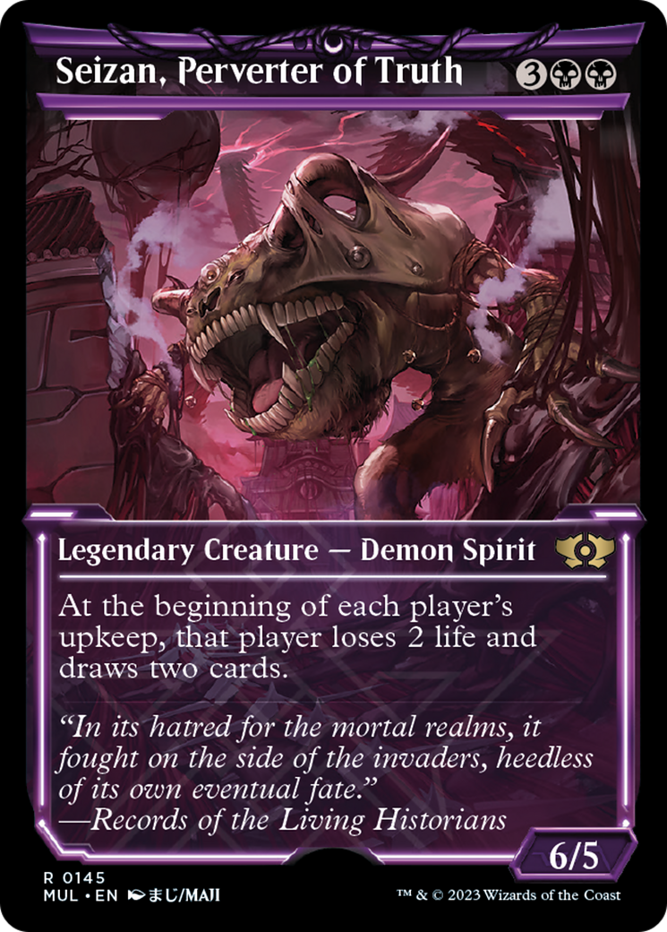 Seizan, Perverter of Truth (Halo Foil) [Multiverse Legends] | Gate City Games LLC