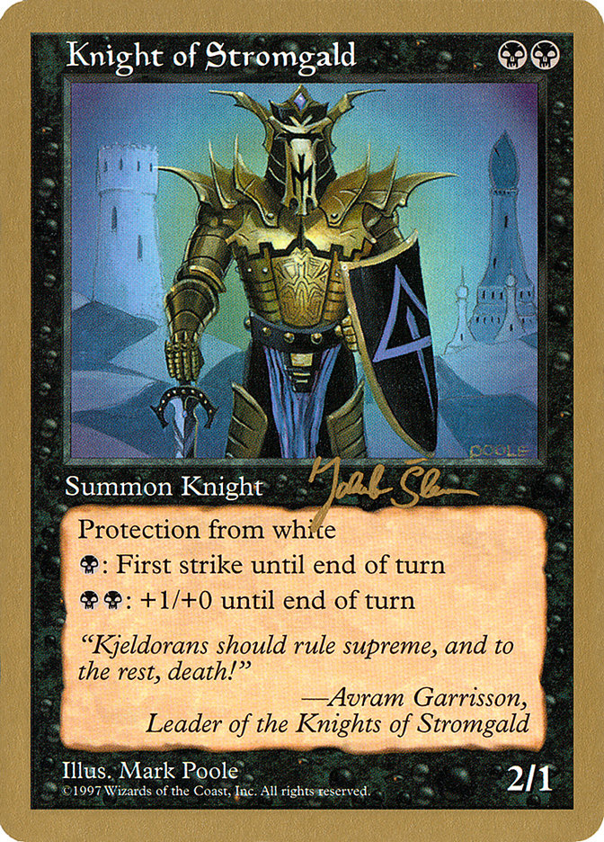 Knight of Stromgald (Jakub Slemr) [World Championship Decks 1997] | Gate City Games LLC