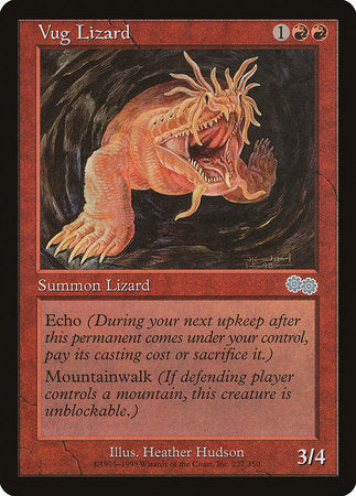 Vug Lizard [Urza's Saga] | Gate City Games LLC