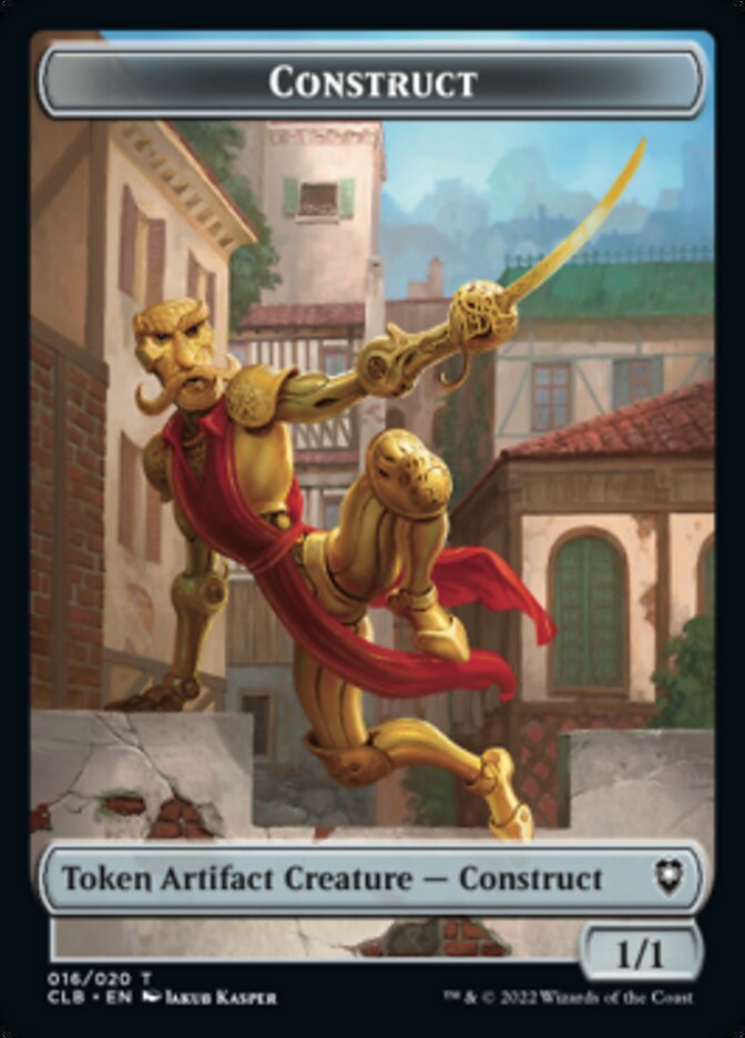 Construct Token [Commander Legends: Battle for Baldur's Gate Tokens] | Gate City Games LLC