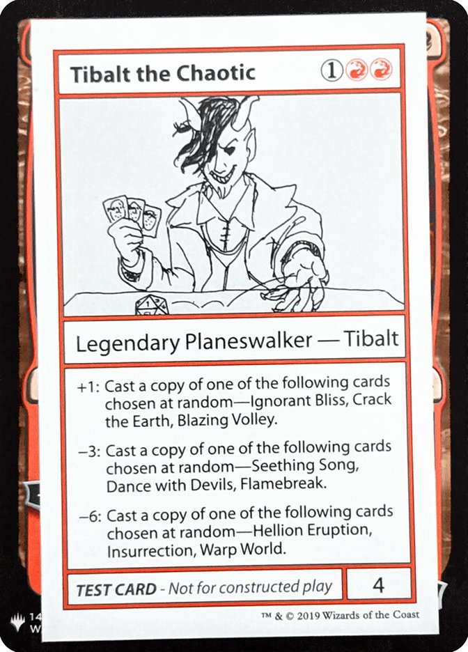 Tibalt the Chaotic [Mystery Booster Playtest Cards] | Gate City Games LLC