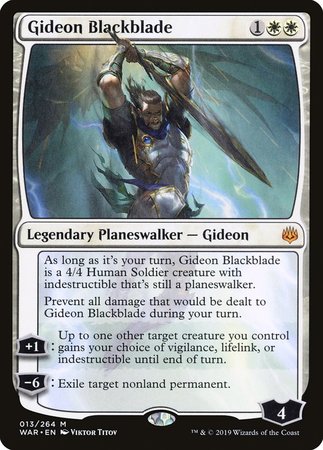 Gideon Blackblade [War of the Spark] | Gate City Games LLC