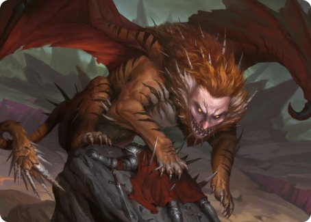 Manticore Art Card [Dungeons & Dragons: Adventures in the Forgotten Realms Art Series] | Gate City Games LLC