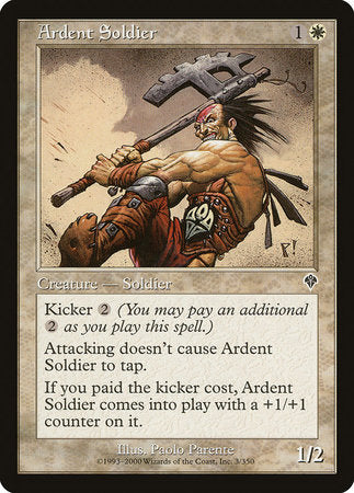 Ardent Soldier [Invasion] | Gate City Games LLC