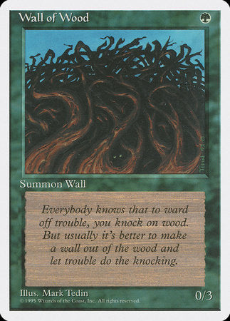 Wall of Wood [Fourth Edition] | Gate City Games LLC