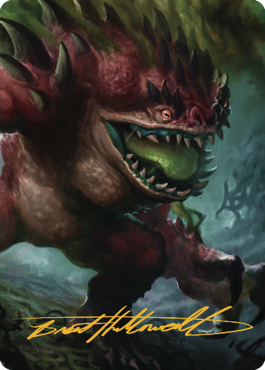 Hezrou Art Card (Gold-Stamped Signature) [Commander Legends: Battle for Baldur's Gate Art Series] | Gate City Games LLC