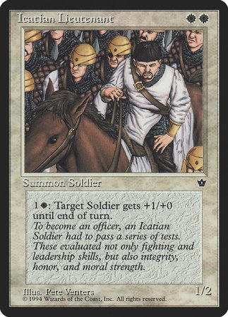 Icatian Lieutenant [Fallen Empires] | Gate City Games LLC
