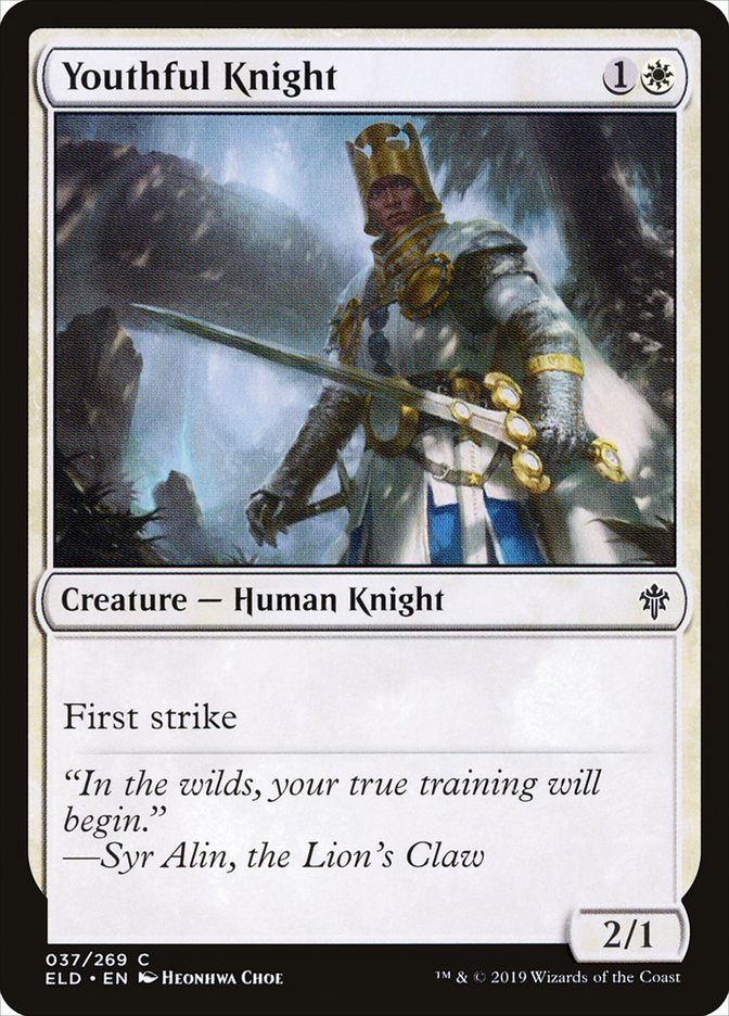 Youthful Knight [Throne of Eldraine] | Gate City Games LLC