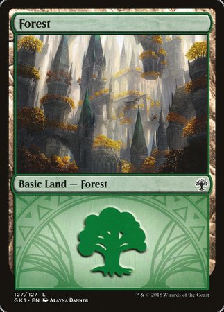 Forest (127) [GRN Guild Kit] | Gate City Games LLC
