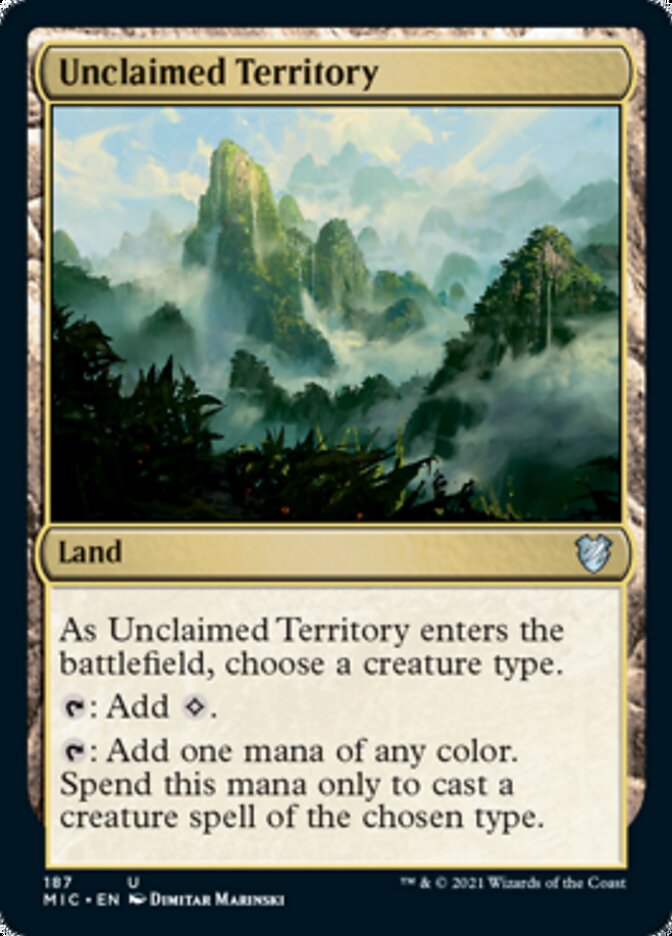 Unclaimed Territory [Innistrad: Midnight Hunt Commander] | Gate City Games LLC