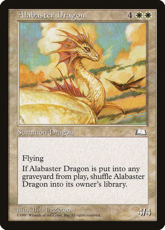 Alabaster Dragon [Weatherlight] | Gate City Games LLC