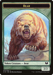 Bear // Spider Double-Sided Token [Commander 2015 Tokens] | Gate City Games LLC