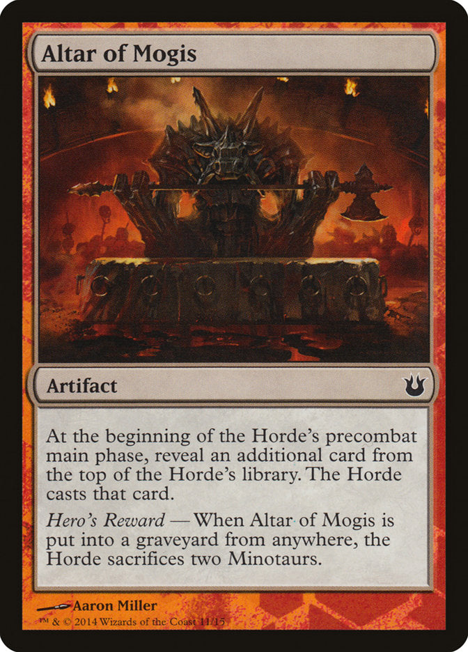 Altar of Mogis [Hero's Path Promos] | Gate City Games LLC