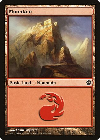 Mountain (244) [Theros] | Gate City Games LLC