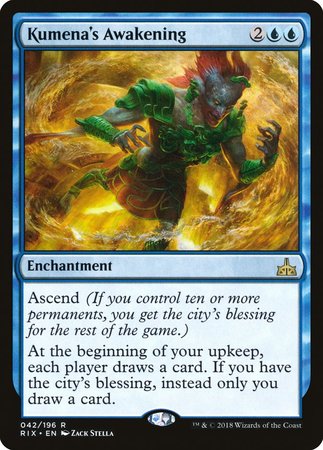 Kumena's Awakening [Rivals of Ixalan] | Gate City Games LLC