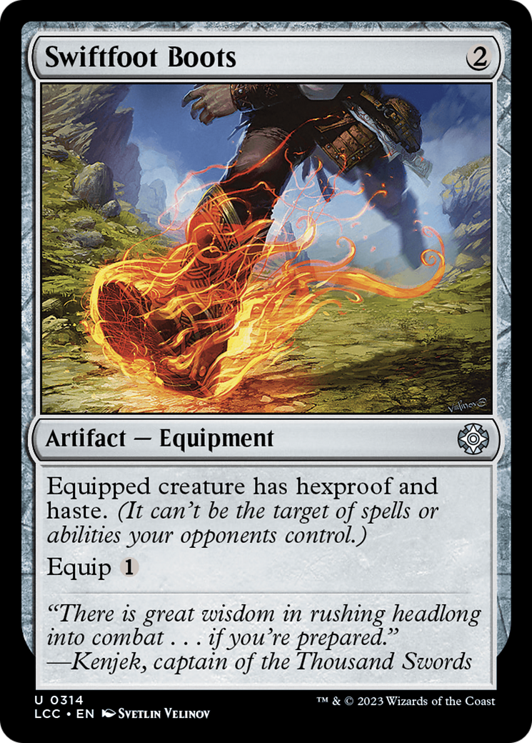 Swiftfoot Boots [The Lost Caverns of Ixalan Commander] | Gate City Games LLC