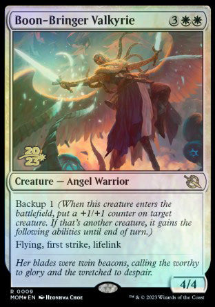 Boon-Bringer Valkyrie [March of the Machine Prerelease Promos] | Gate City Games LLC