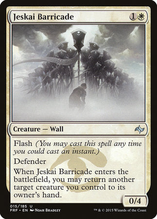 Jeskai Barricade [Fate Reforged] | Gate City Games LLC