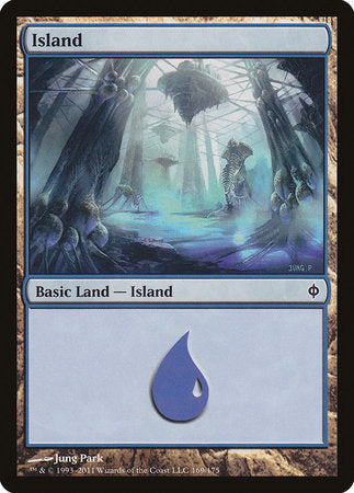 Island (169) [New Phyrexia] | Gate City Games LLC