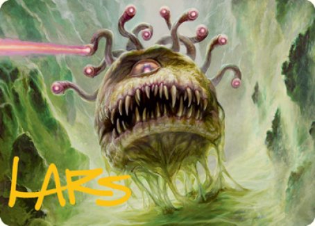 Beholder Art Card (Gold-Stamped Signature) [Dungeons & Dragons: Adventures in the Forgotten Realms Art Series] | Gate City Games LLC