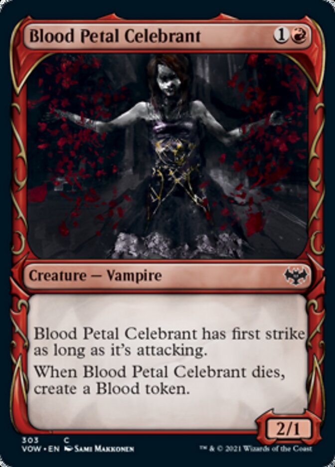 Blood Petal Celebrant (Showcase Fang Frame) [Innistrad: Crimson Vow] | Gate City Games LLC