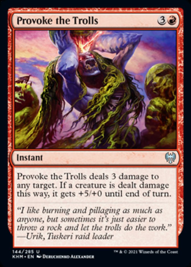 Provoke the Trolls [Kaldheim] | Gate City Games LLC