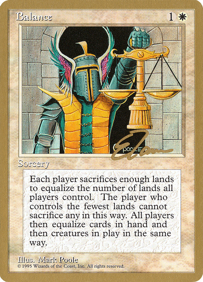Balance (Eric Tam) [Pro Tour Collector Set] | Gate City Games LLC