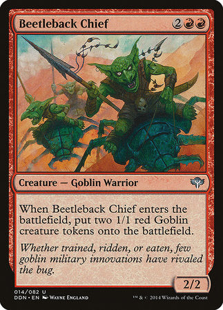 Beetleback Chief [Duel Decks: Speed vs. Cunning] | Gate City Games LLC