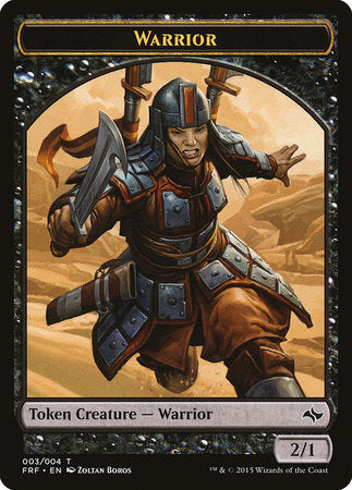 Warrior Token [Fate Reforged Tokens] | Gate City Games LLC