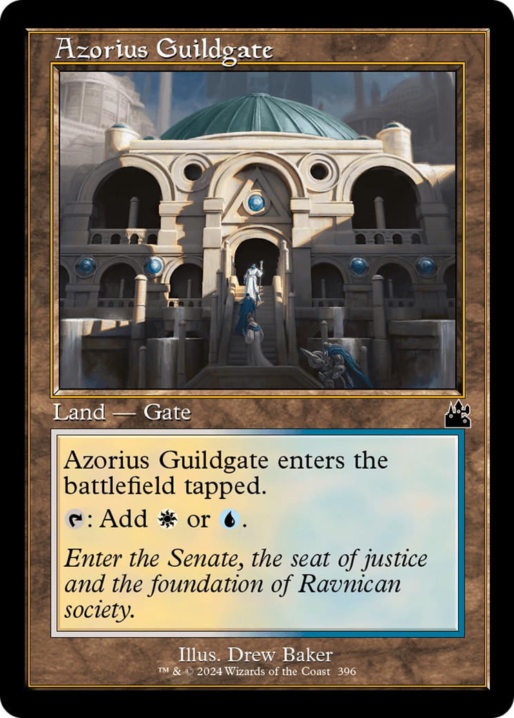 Azorius Guildgate (Retro Frame) [Ravnica Remastered] | Gate City Games LLC