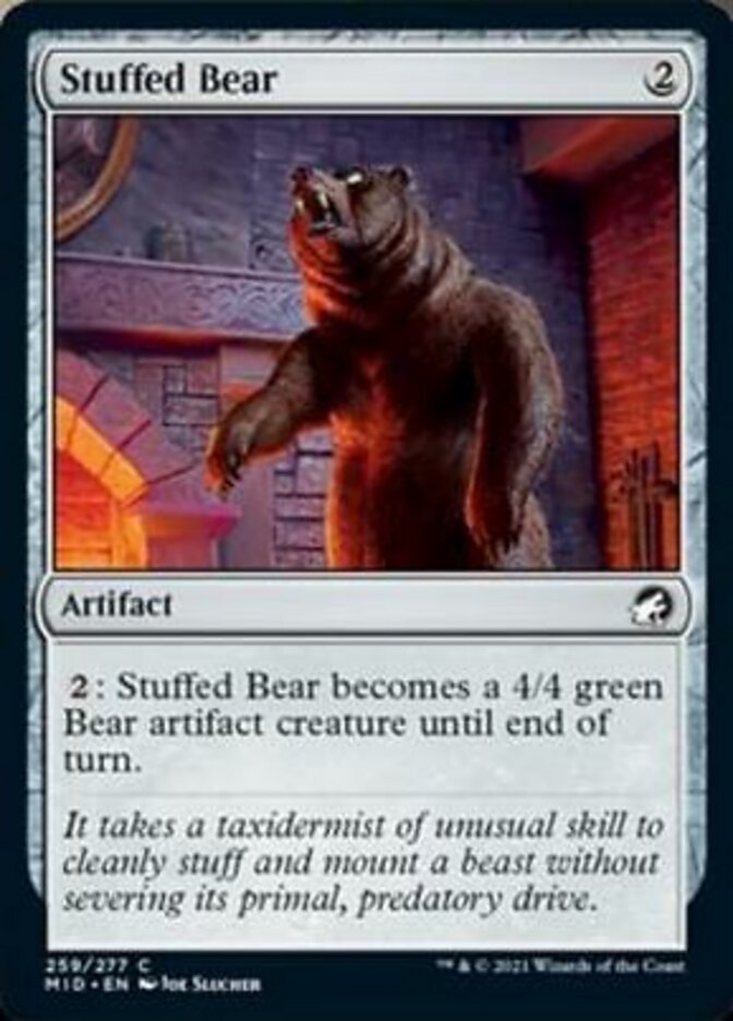 Stuffed Bear [Innistrad: Midnight Hunt] | Gate City Games LLC