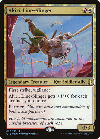 Akiri, Line-Slinger [Commander 2016] | Gate City Games LLC