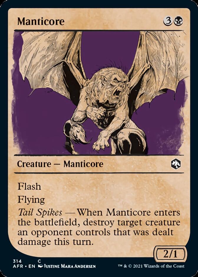 Manticore (Showcase) [Dungeons & Dragons: Adventures in the Forgotten Realms] | Gate City Games LLC