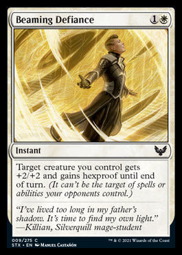 Beaming Defiance [Strixhaven: School of Mages] | Gate City Games LLC