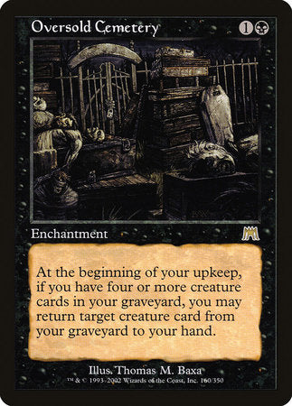 Oversold Cemetery [Onslaught] | Gate City Games LLC