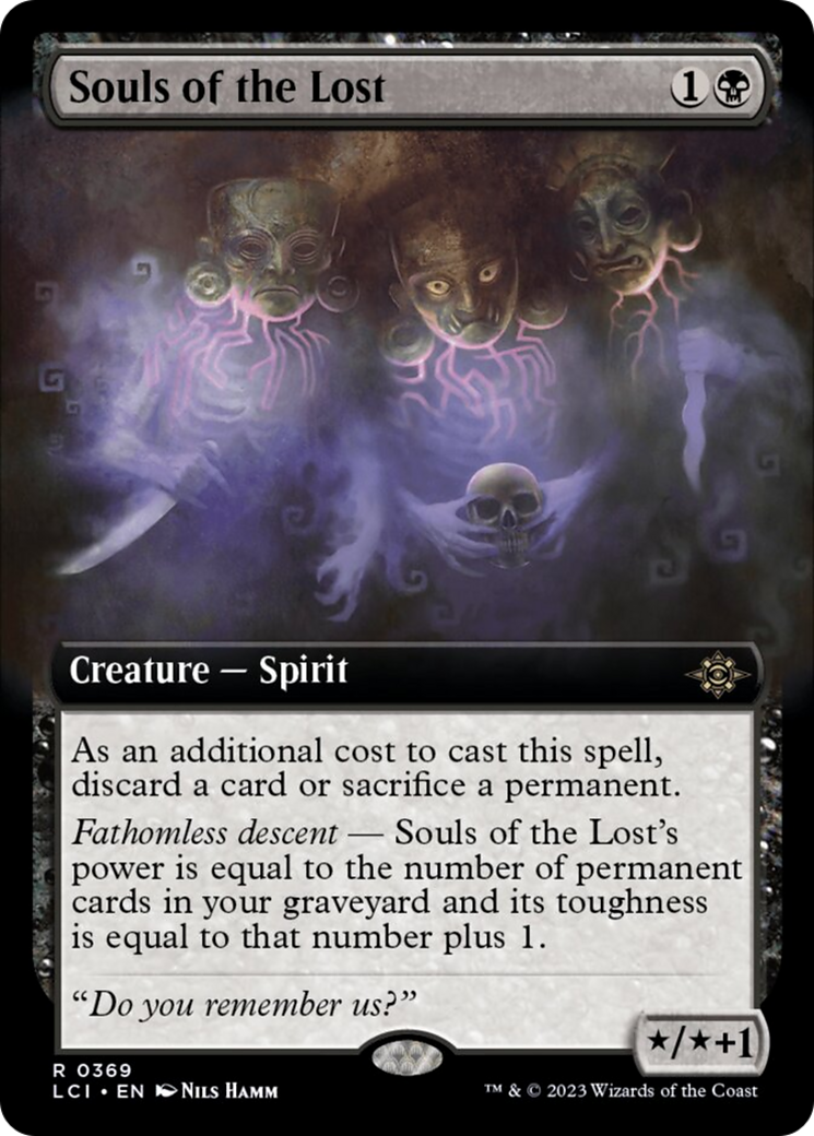 Souls of the Lost (Extended Art) [The Lost Caverns of Ixalan] | Gate City Games LLC
