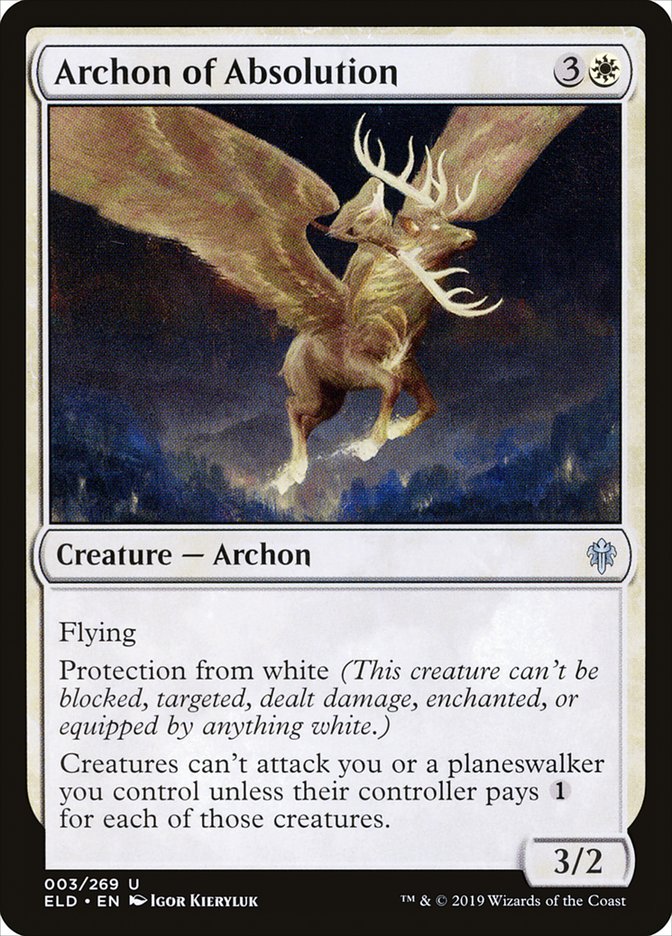 Archon of Absolution [Throne of Eldraine] | Gate City Games LLC