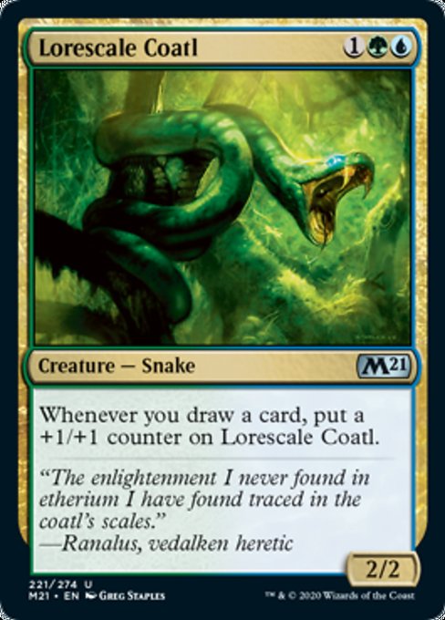 Lorescale Coatl [Core Set 2021] | Gate City Games LLC