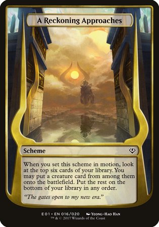 A Reckoning Approaches (Archenemy: Nicol Bolas) [Archenemy: Nicol Bolas Schemes] | Gate City Games LLC
