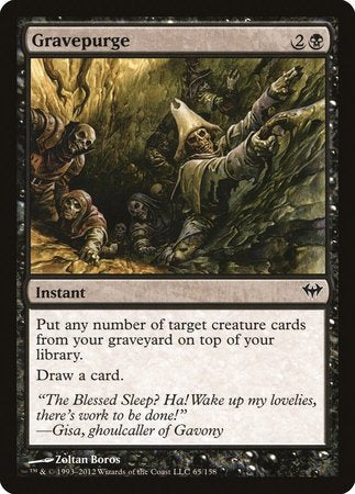 Gravepurge [Dark Ascension] | Gate City Games LLC