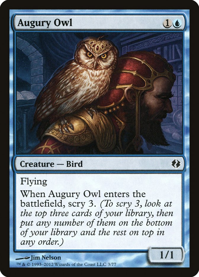 Augury Owl [Duel Decks: Venser vs. Koth] | Gate City Games LLC