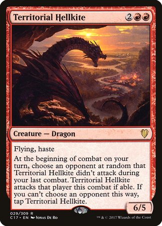 Territorial Hellkite [Commander 2017] | Gate City Games LLC